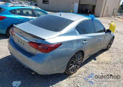 2018 Infiniti Q50 3.0T Red Sport 400 from USA, damaged, VIN JN1FV7AP4JM460551